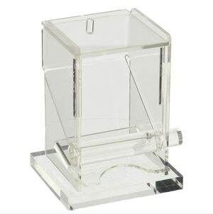 Acrylic Toothpick Dispenser,Clear,Medium